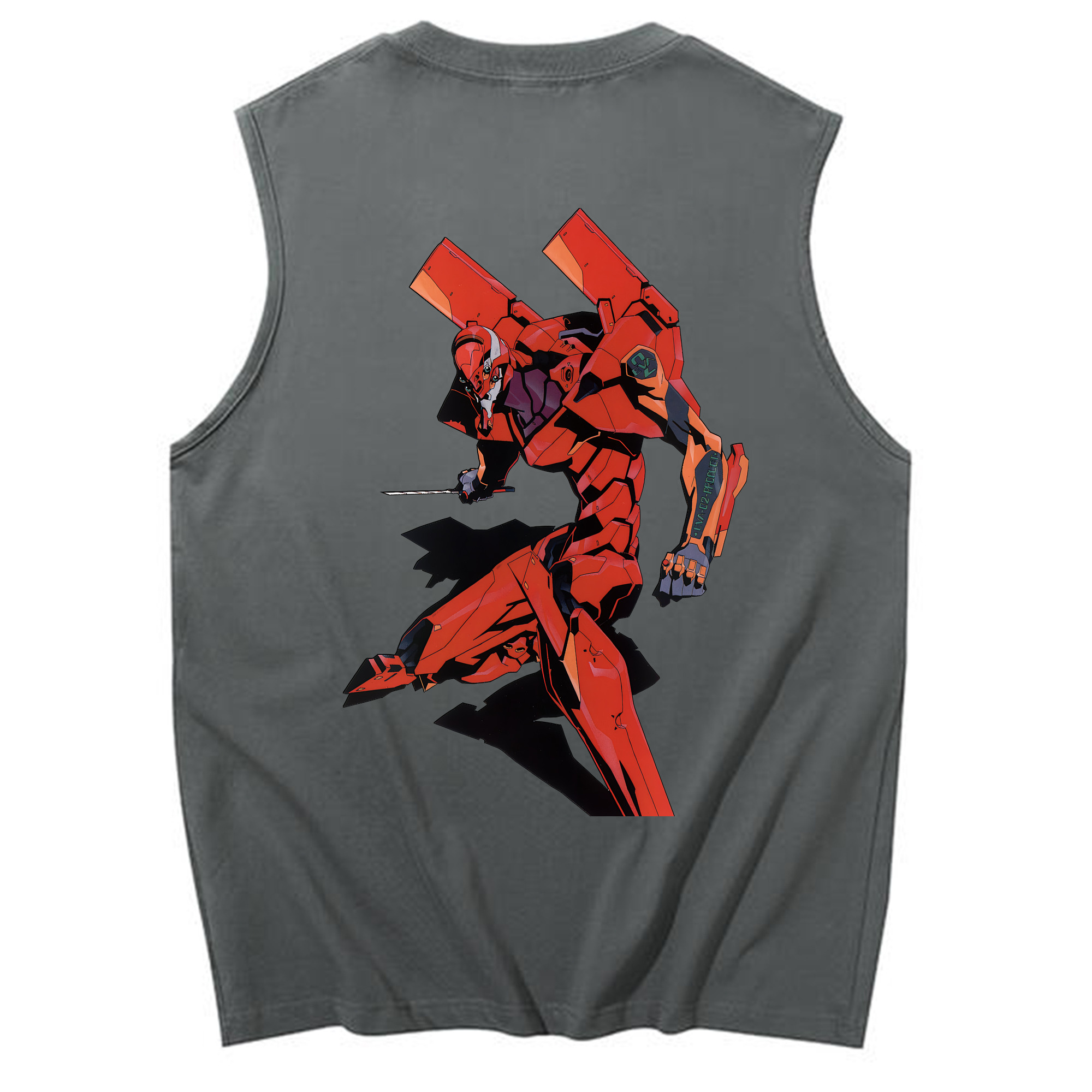 （画像用） EVA 新世紀エヴァンゲリオン コットン100％タンクトップ（背面プリント）
